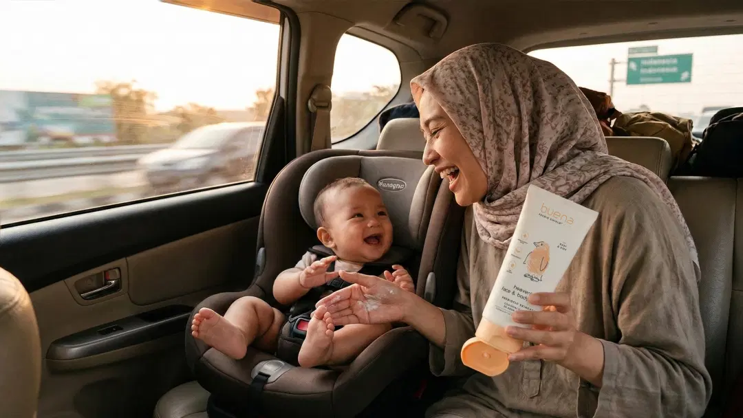 Tips Mudik Lebaran dengan Anak: Cara Menjaga Kulit Si Kecil Tetap Sehat & Nyaman